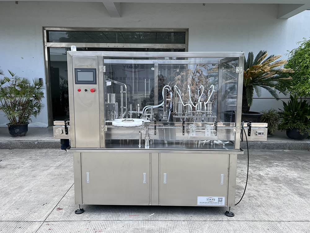 YYGSZ直線式灌裝加塞加蓋軋蓋機(jī)（單工位）